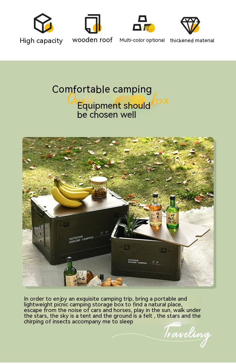 Förvaringslåda för camping & picknick
