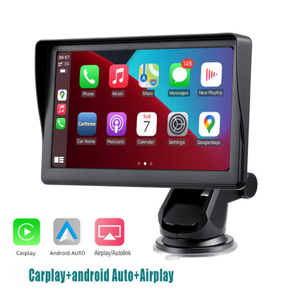 7" Trådlös Carplay-skärm för Bil – IPS Pekskärm med Navigation