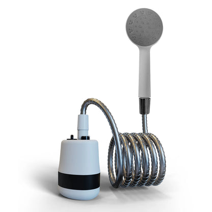 Portabel campingdusch med batteri