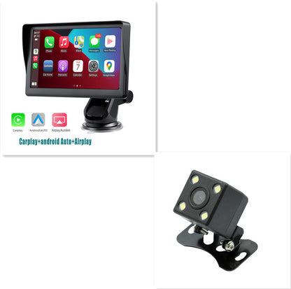 7" Trådlös Carplay-skärm för Bil – IPS Pekskärm med Navigation